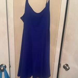 SHEIN Royal Blue Sleeveless Dress